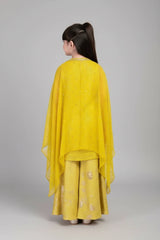 Plazzo Sharara with Cape Dupatta