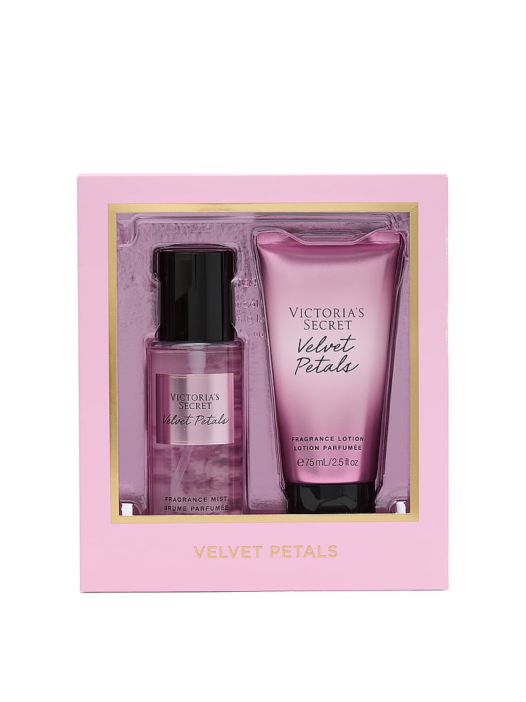 Victoria's Secret Velvet Petals 2 Piece Mini Mist & Lotion Gift Set