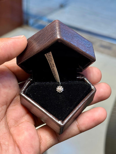 Original Diamond Nosepin with Pure Gold