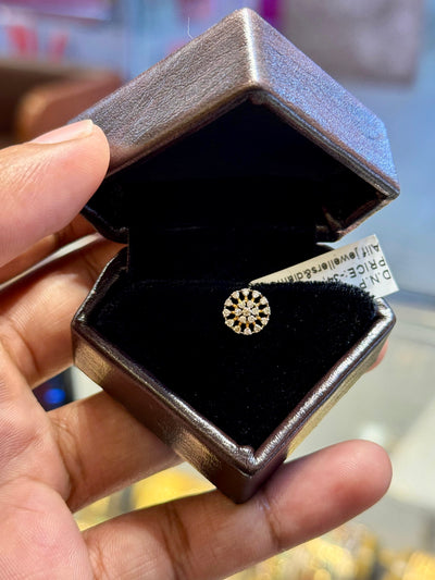 Original Diamond Nosepin with Pure Gold
