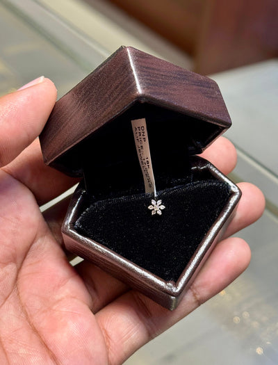 Original Diamond Nosepin with Pure Gold