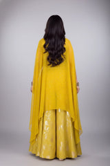 Plazzo Sharara with Cape Dupatta