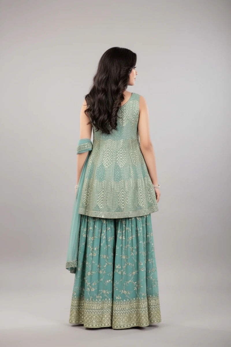 Mumbai Designer’s Sharara Suits