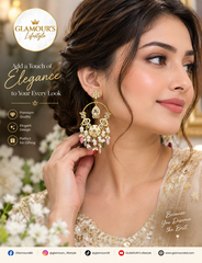 Timeless Elegance Kundan & Pearl Drop Earrings
