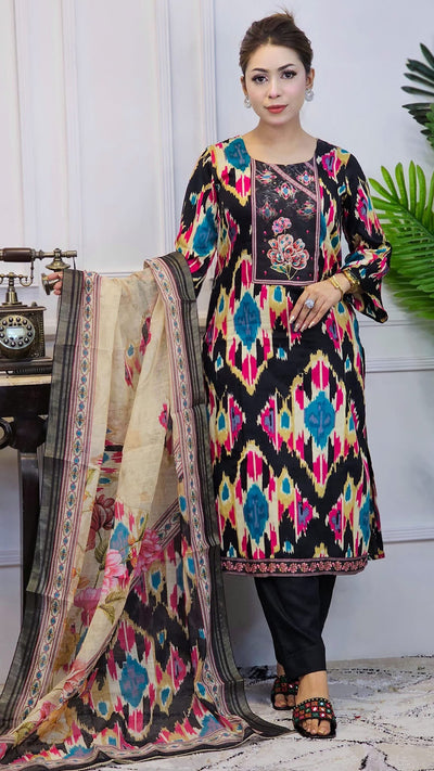 Indian Jaipuri Threepiece