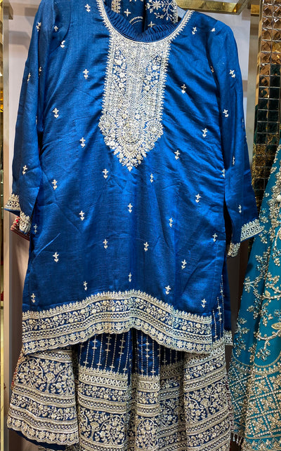Sharara Style Party Threepiece
