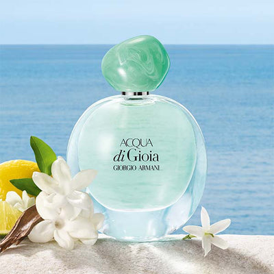 GIORGIO ARMANI Acqua di Gioia EDP Vaporisateur Spray, 3.4 oz-Floral and Fresh Fragrance for Women