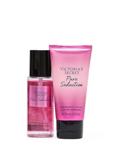 Victoria's Secret Pure Seduction Mini Fragrance Duo Gift Set, Notes of Juiced Plum and Crushed Freesia