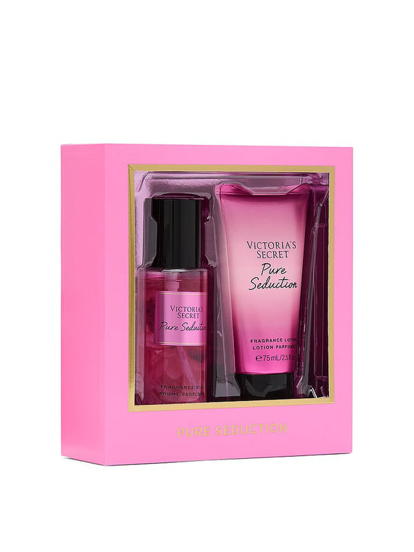 Victoria's Secret Pure Seduction Mini Fragrance Duo Gift Set, Notes of Juiced Plum and Crushed Freesia