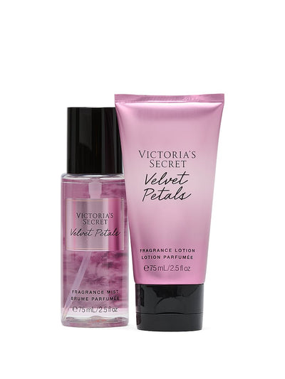 Victoria's Secret Velvet Petals 2 Piece Mini Mist & Lotion Gift Set