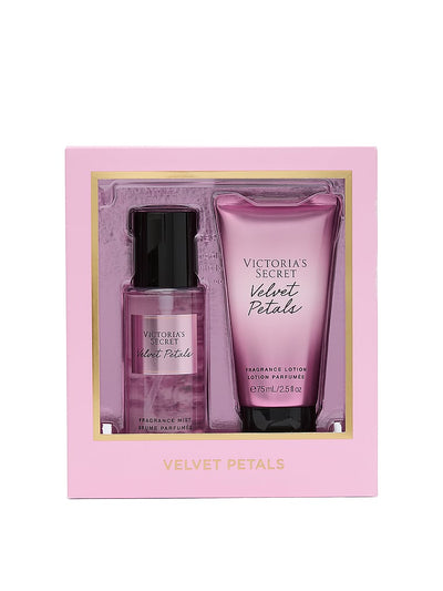 Victoria's Secret Velvet Petals 2 Piece Mini Mist & Lotion Gift Set