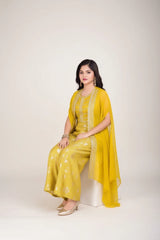 Plazzo Sharara with Cape Dupatta