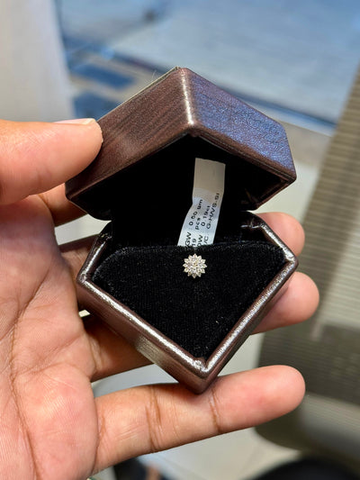 Original Diamond Nosepin with Pure Gold