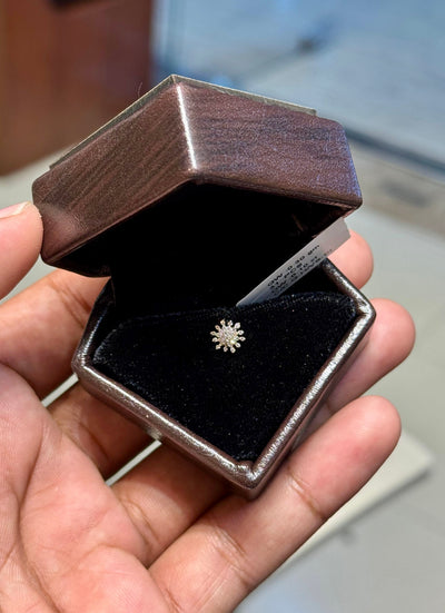 Original Diamond Nosepin with Pure Gold